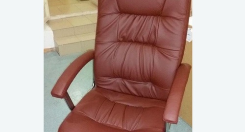 Обтяжка офисного кресла. Мосальск
